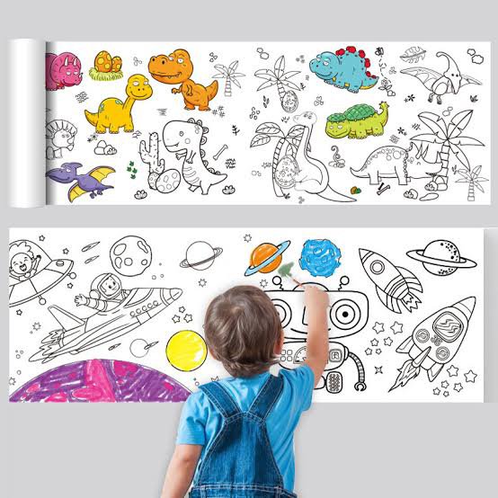 Kids coloring role