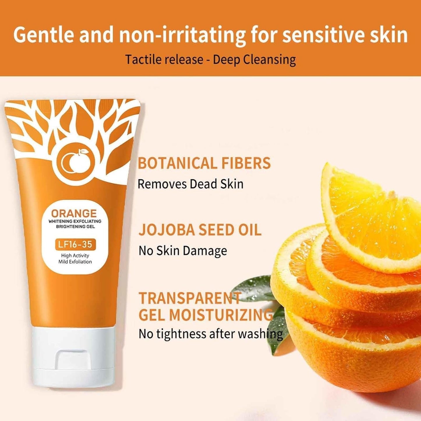 Orange Exfoliating Gel for Face & Body جل تقشير البرتقال للوجه والجسم