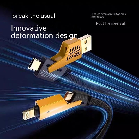 Ditch the Clutter 4-in-1 Cable That Does It All