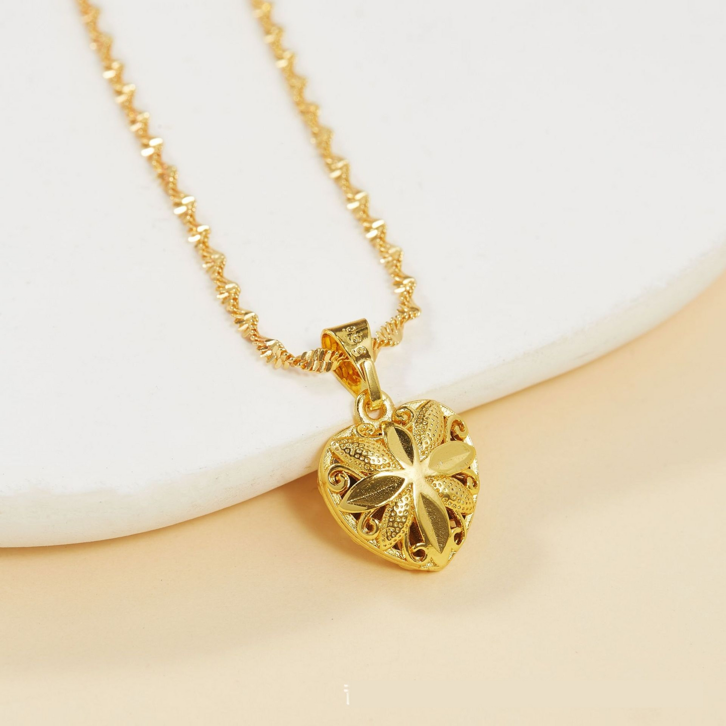 Gold plated Heart necklace