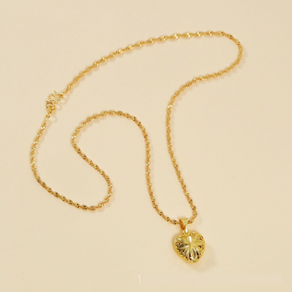 Gold plated Heart necklace