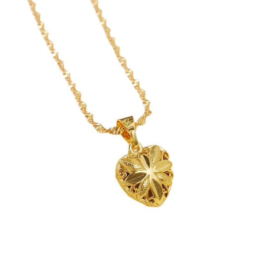Gold plated Heart necklace
