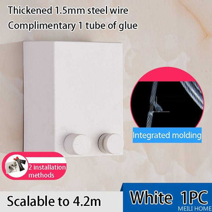 Retractable and Invisible Clothesline